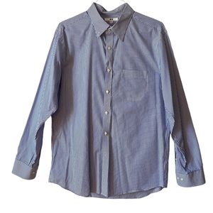 Uniqlo Men’s Blue Pinstripe Button Down Shirt XL